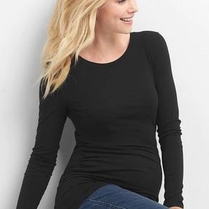 Long-Sleeved Crewneck T-Shirt Gap LOVE/Pure Body
